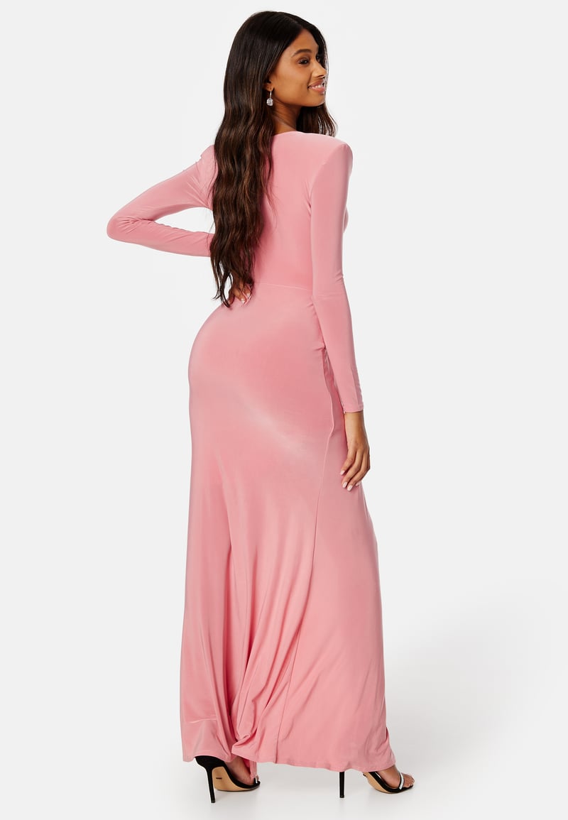 Goddiva Long Sleeve Maxi Dress