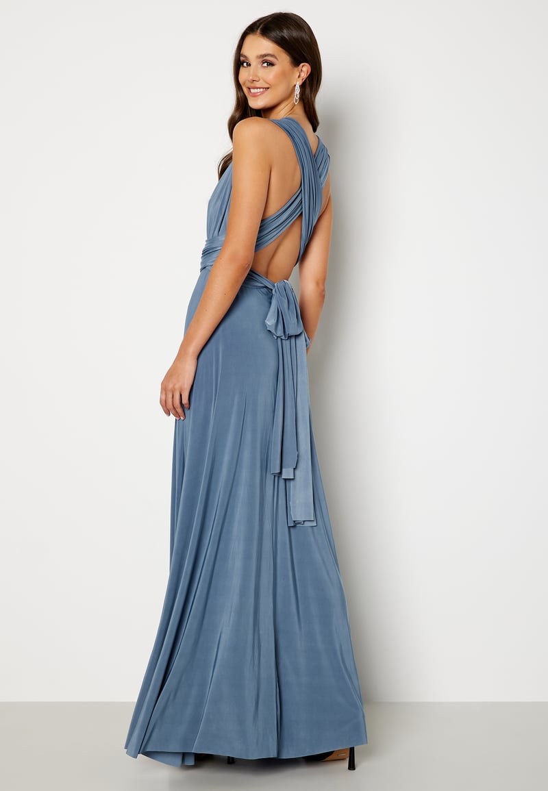 Goddiva Multi Tie Maxi Dress