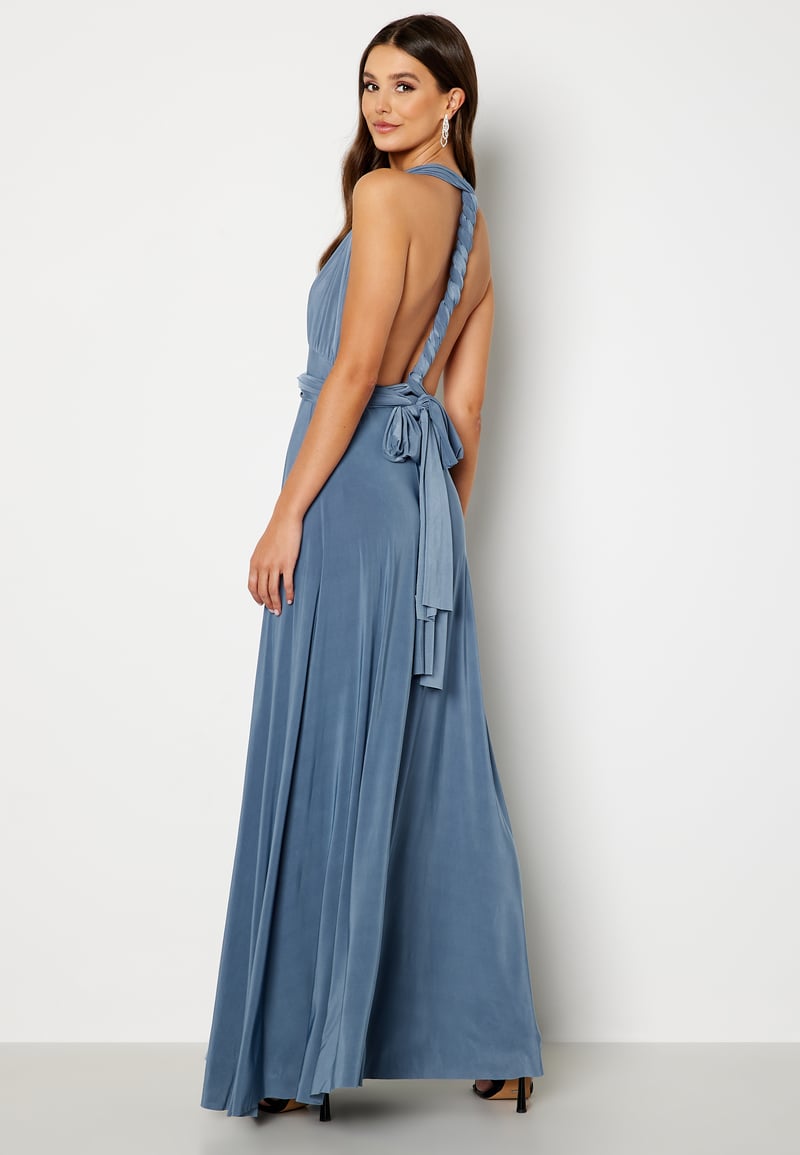 Goddiva Multi Tie Maxi Dress