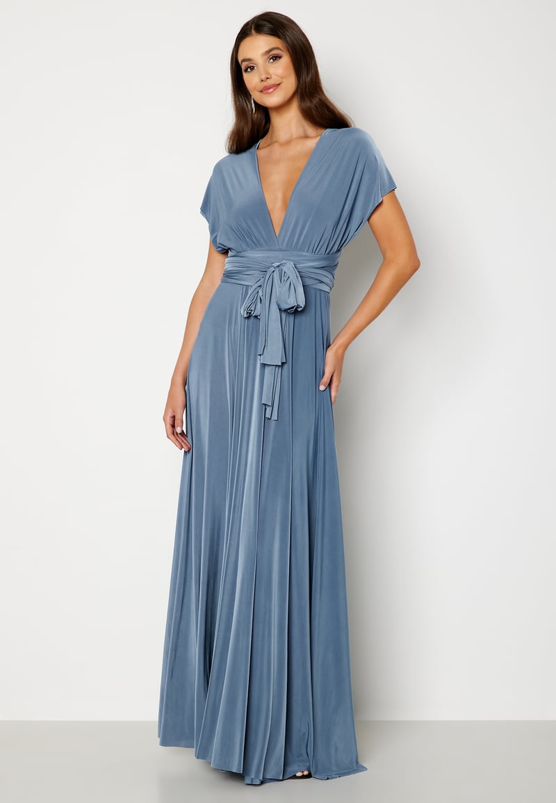 Goddiva Multi Tie Maxi Dress