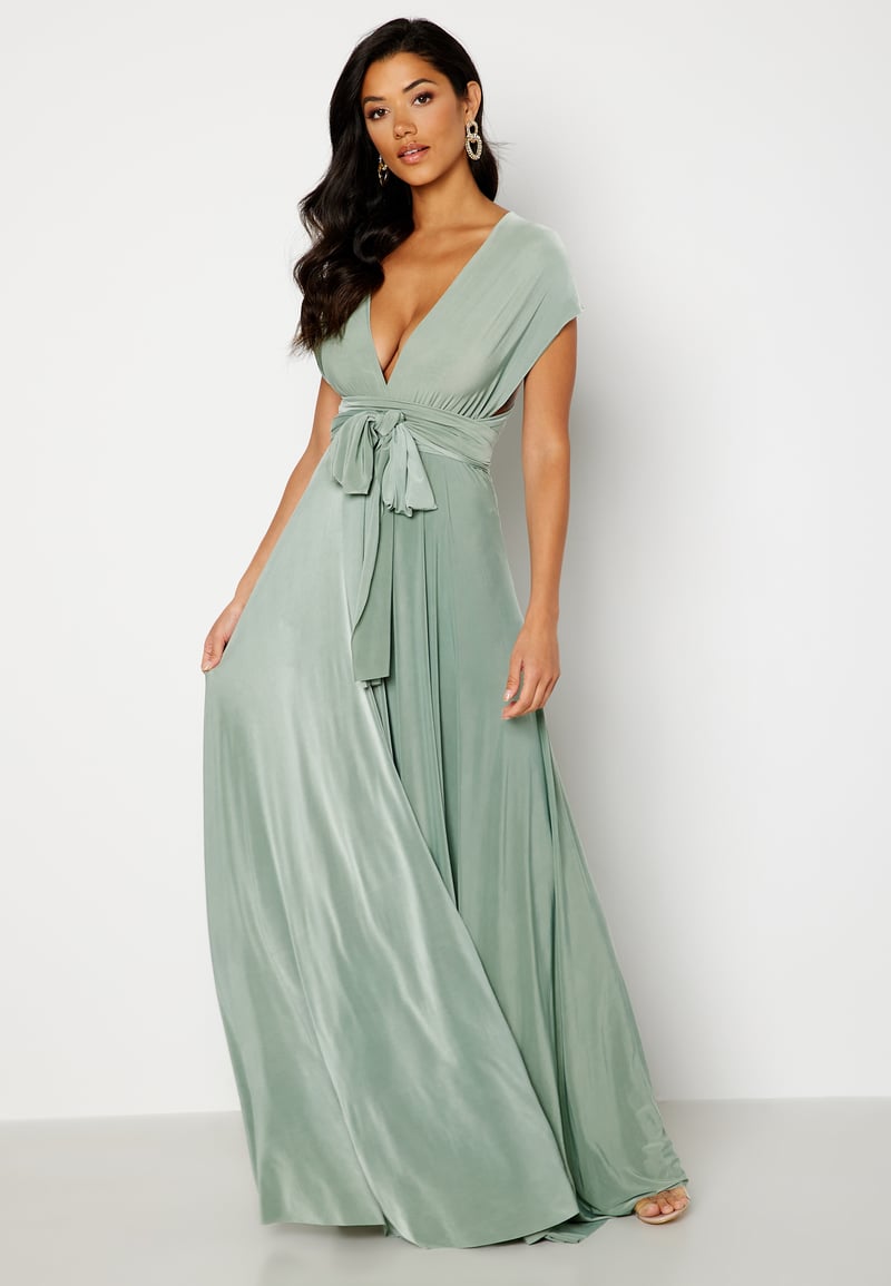 Goddiva Multi Tie Maxi Dress