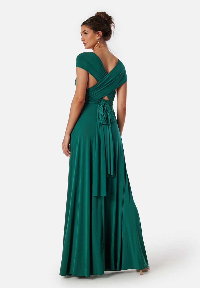Goddiva Multi Tie Maxi Dress