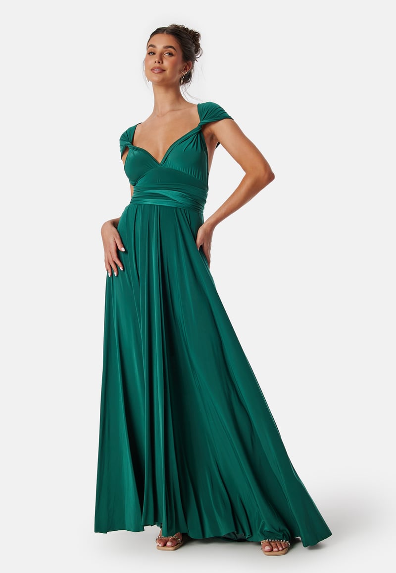 Goddiva Multi Tie Maxi Dress