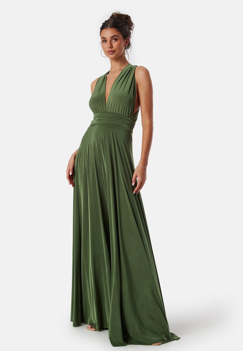 Goddiva Multi Tie Maxi Dress