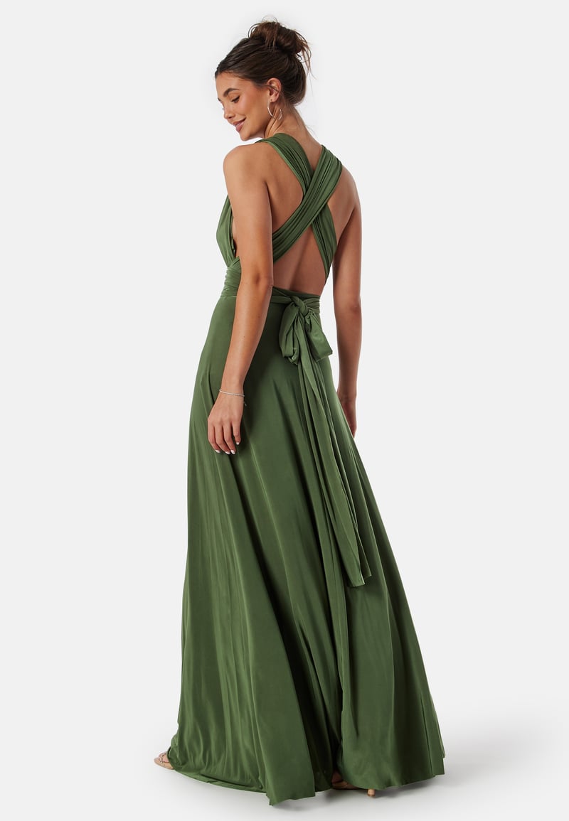Goddiva Multi Tie Maxi Dress