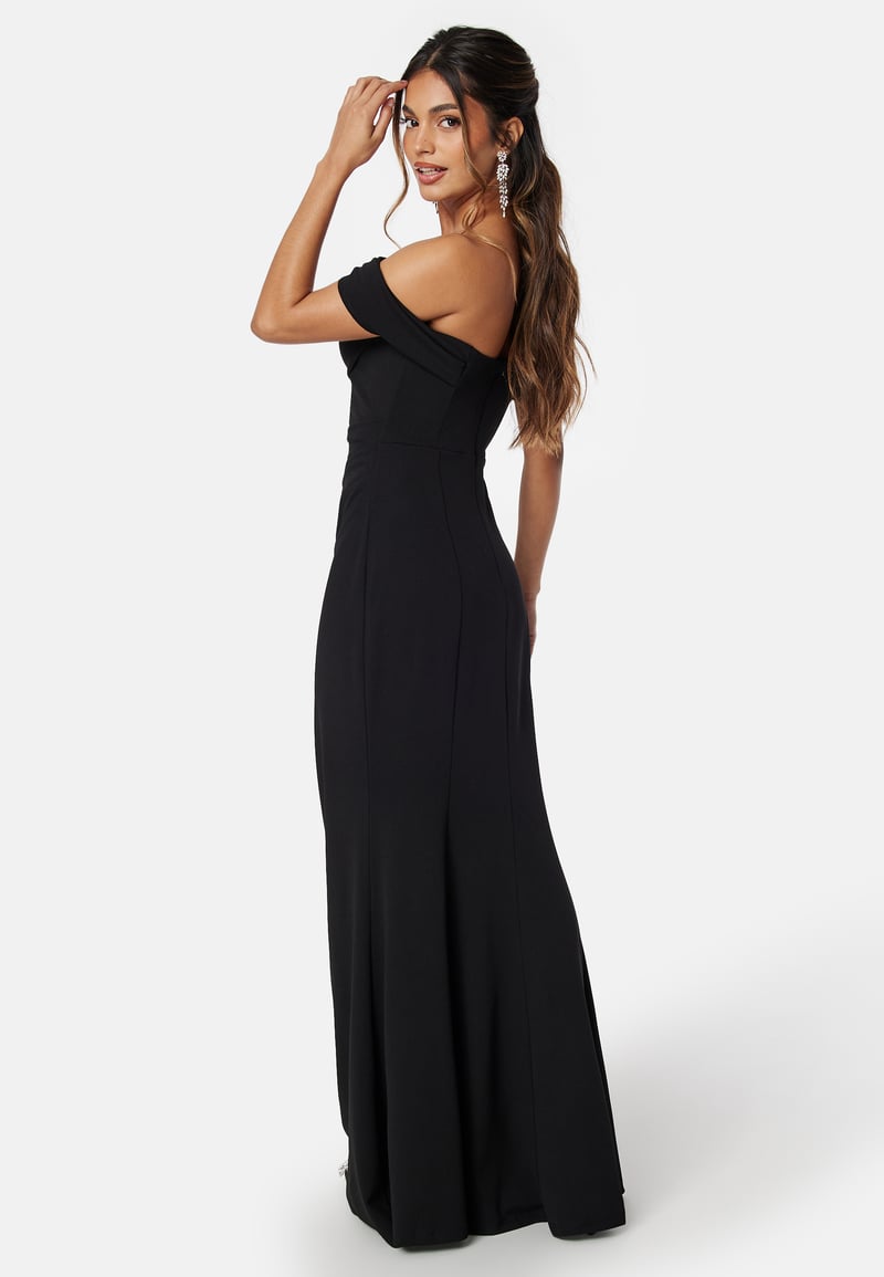 Goddiva Off Shoulder Maxi Dress