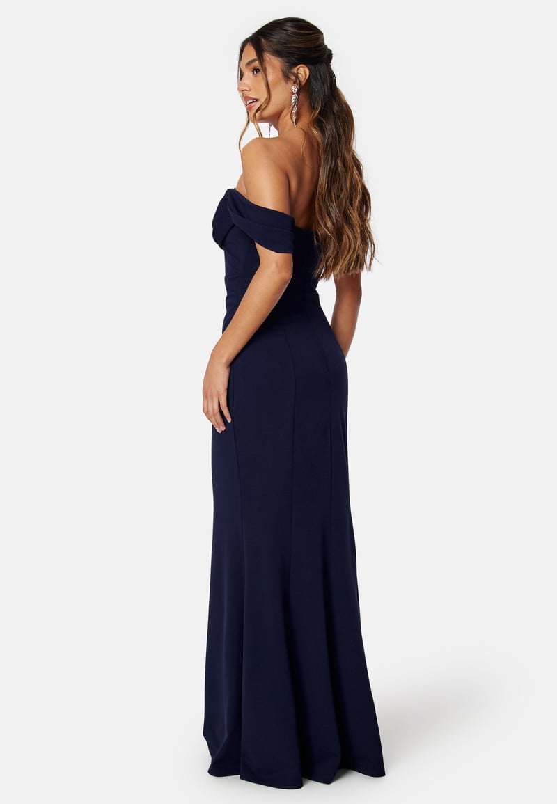 Goddiva Off Shoulder Maxi Dress