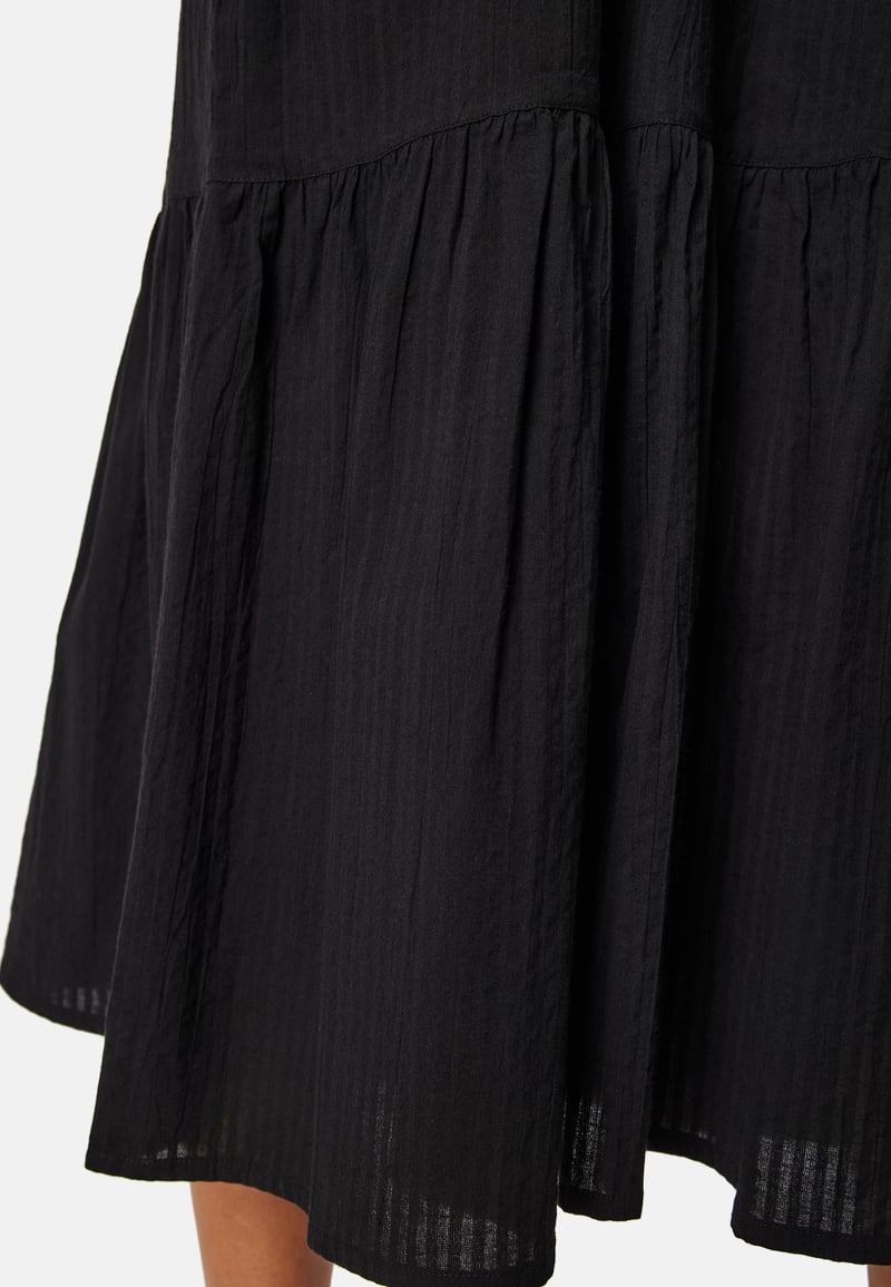 Happy Holly Balloon Sleeve Cotton Dress