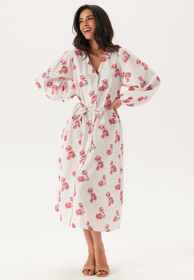 Happy Holly Balloon Sleeve Dress