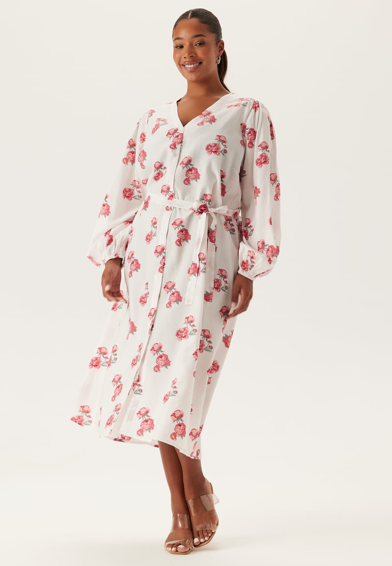 Happy Holly Balloon Sleeve Dress