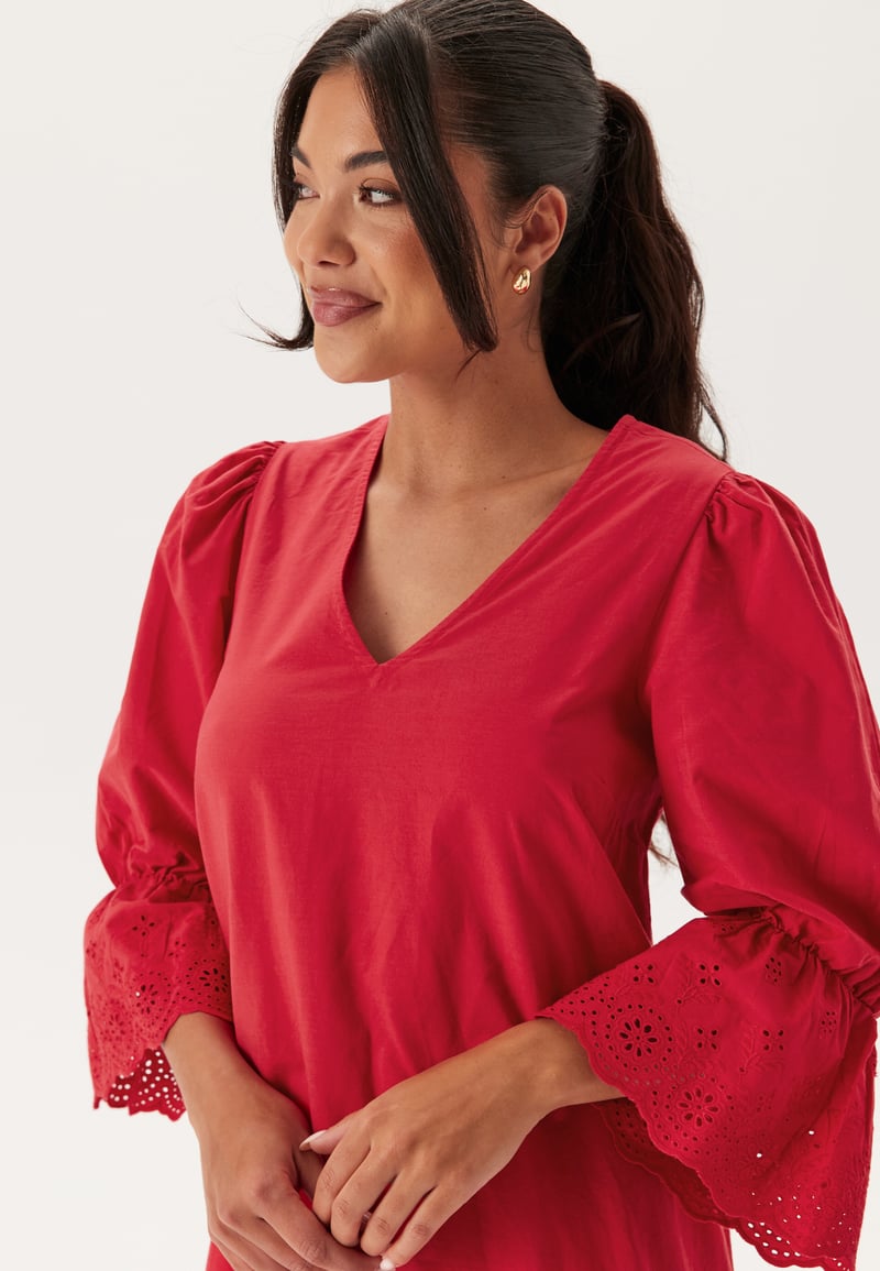 Happy Holly Broderie Anglaise Long Dress