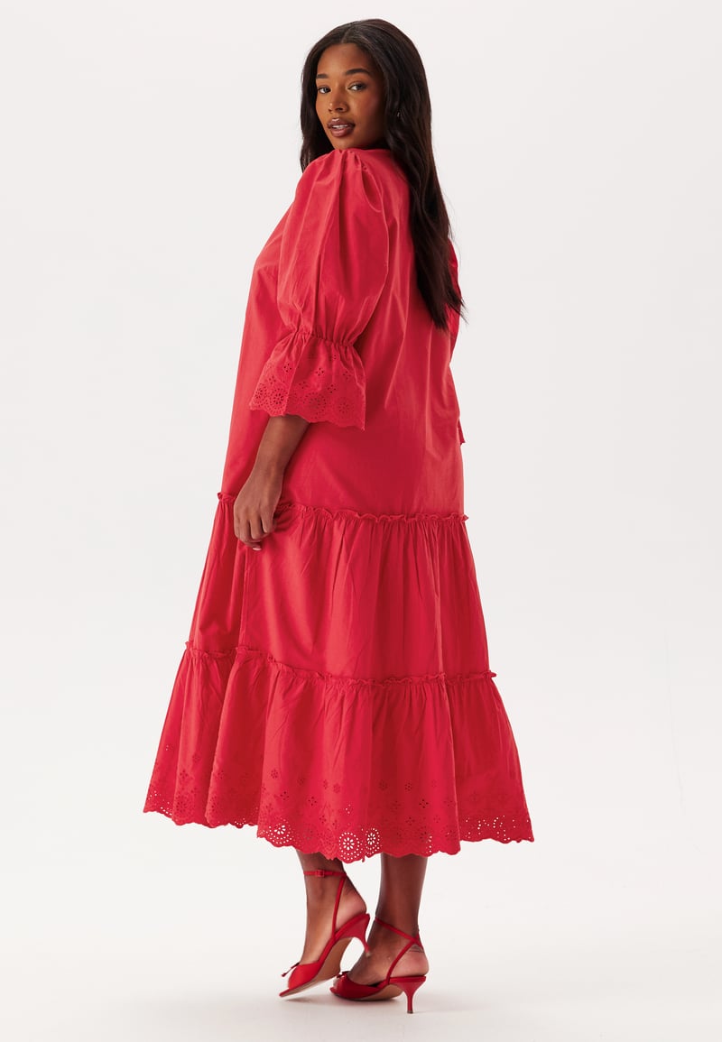 Happy Holly Broderie Anglaise Long Dress