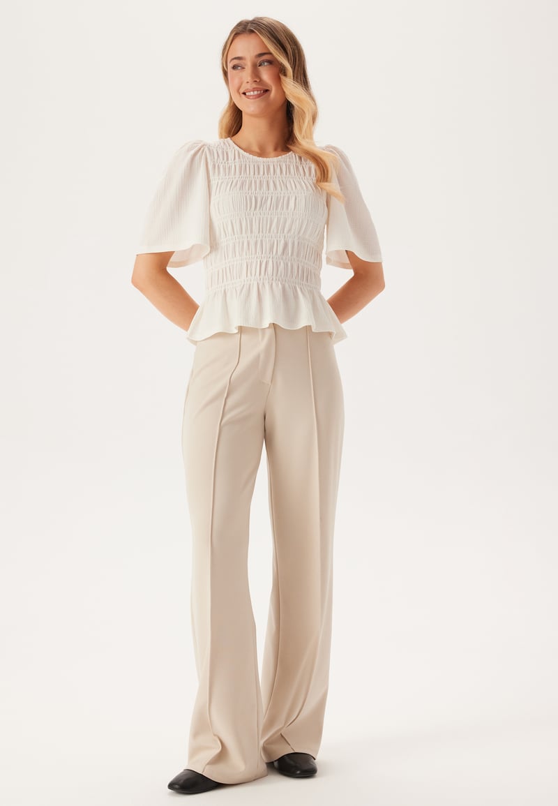 Happy Holly Butterfly Sleeve Smock Top