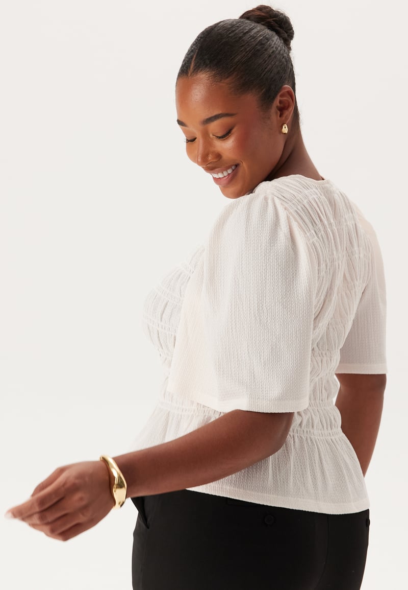 Happy Holly Butterfly Sleeve Smock Top