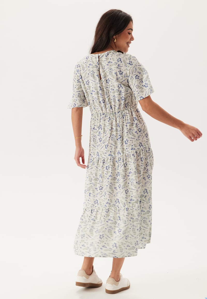 Happy Holly Butterfly Sleeve Viscose Midi Dress