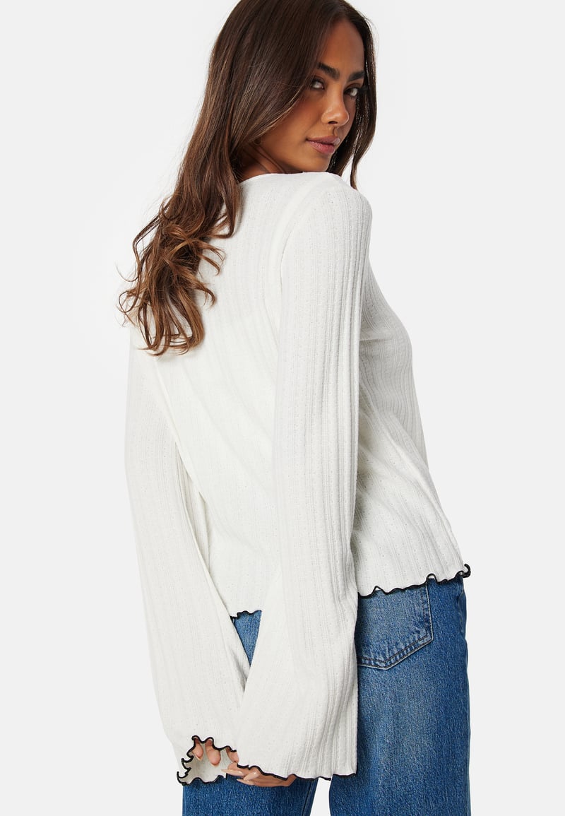 Happy Holly Knitted Tie Top