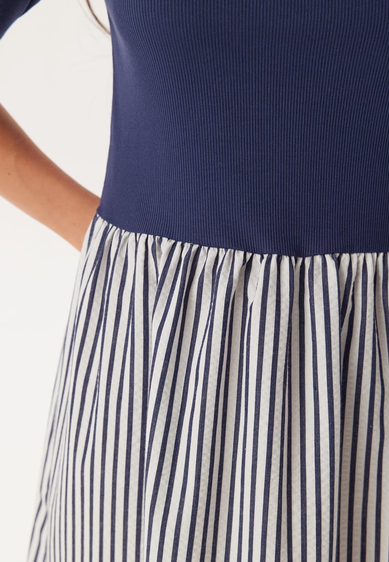 Happy Holly Fabric Mix Dress