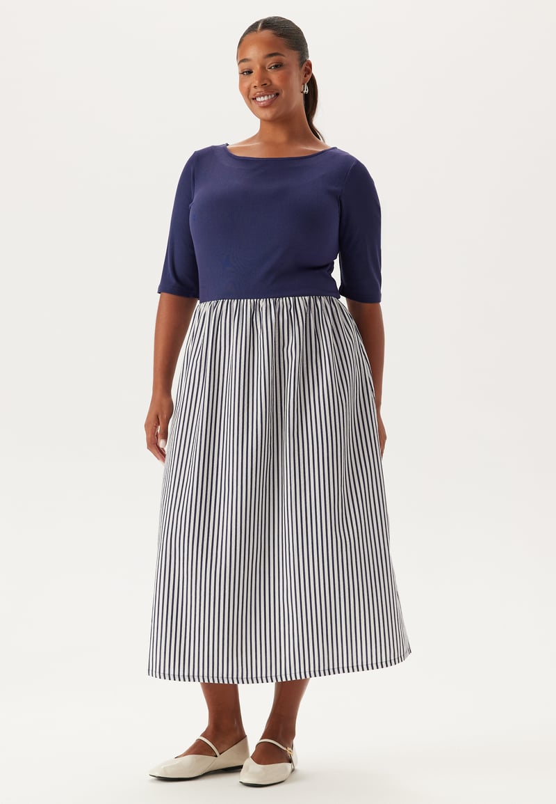 Happy Holly Fabric Mix Dress
