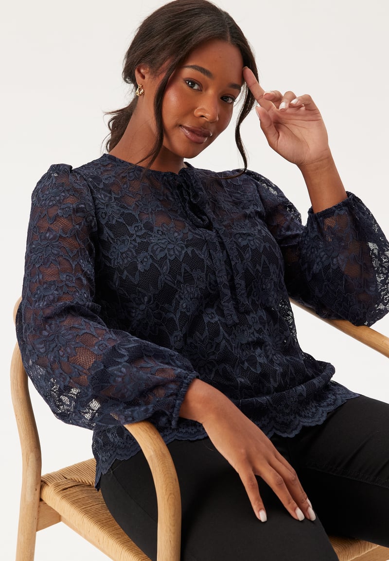 Happy Holly Lace Top