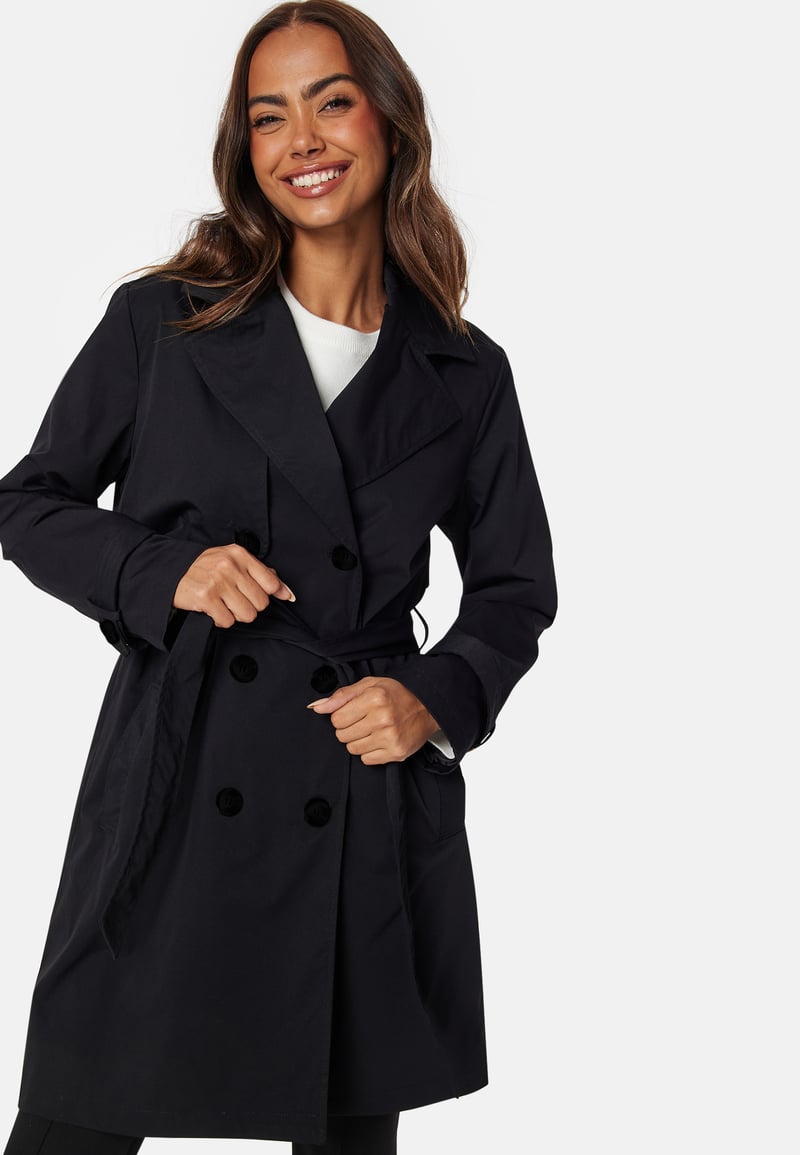 Happy Holly Double Breasted Trenchcoat