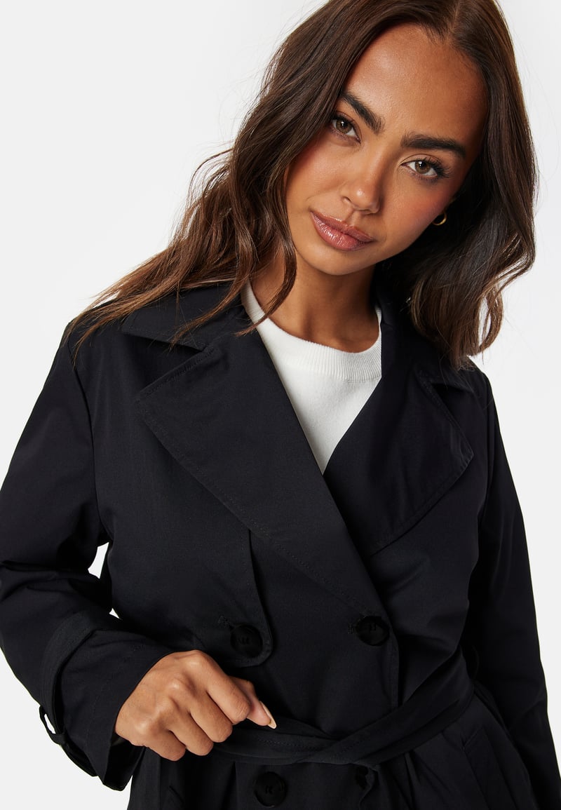 Happy Holly Double Breasted Trenchcoat