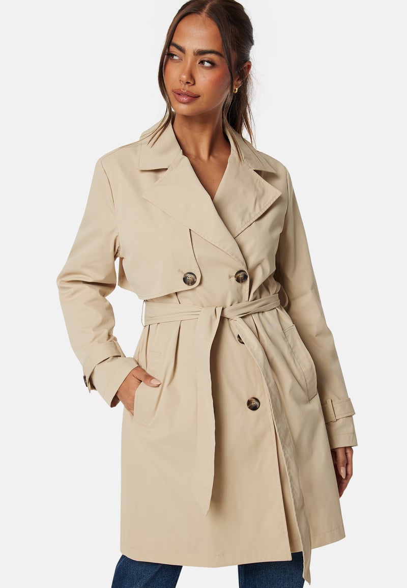 Happy Holly Double Breasted Trenchcoat