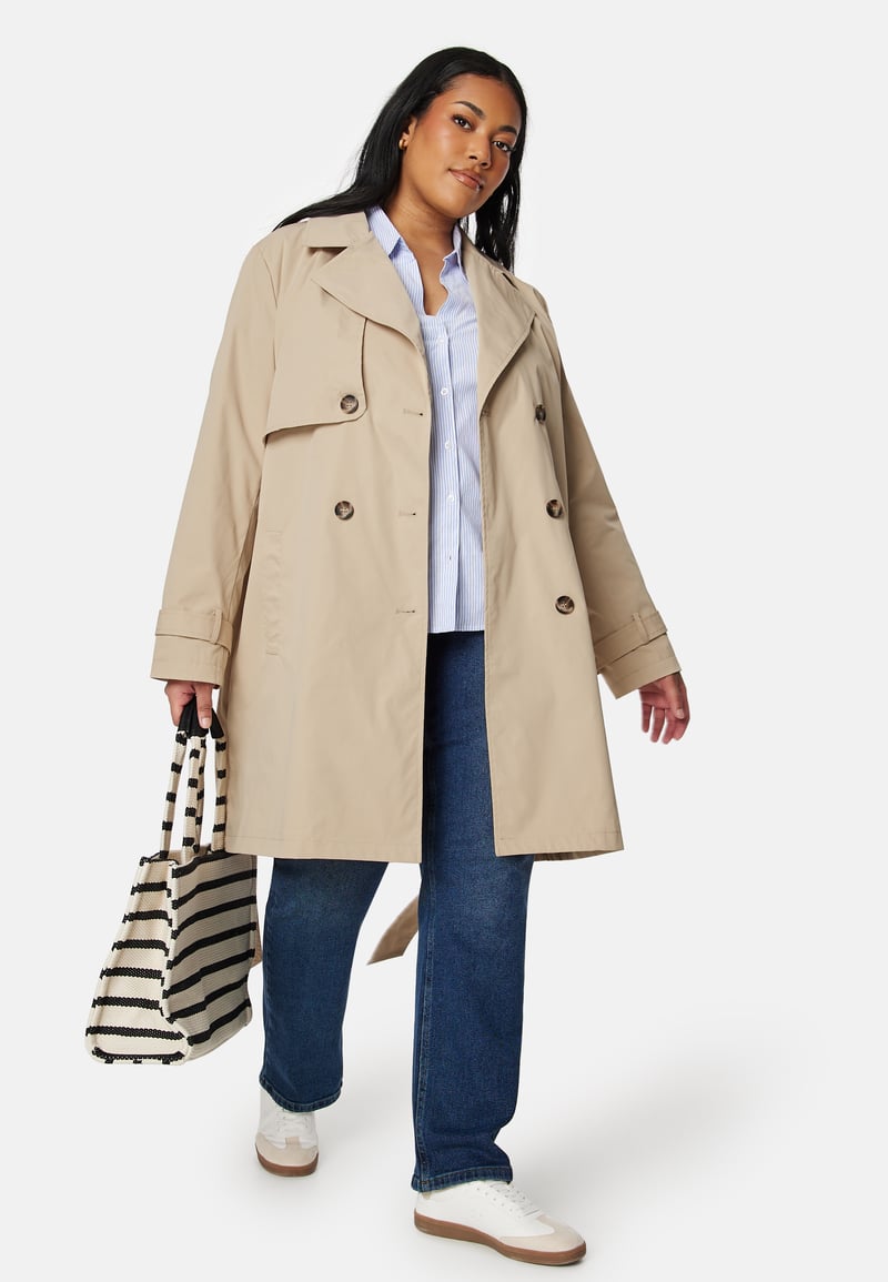Happy Holly Double Breasted Trenchcoat