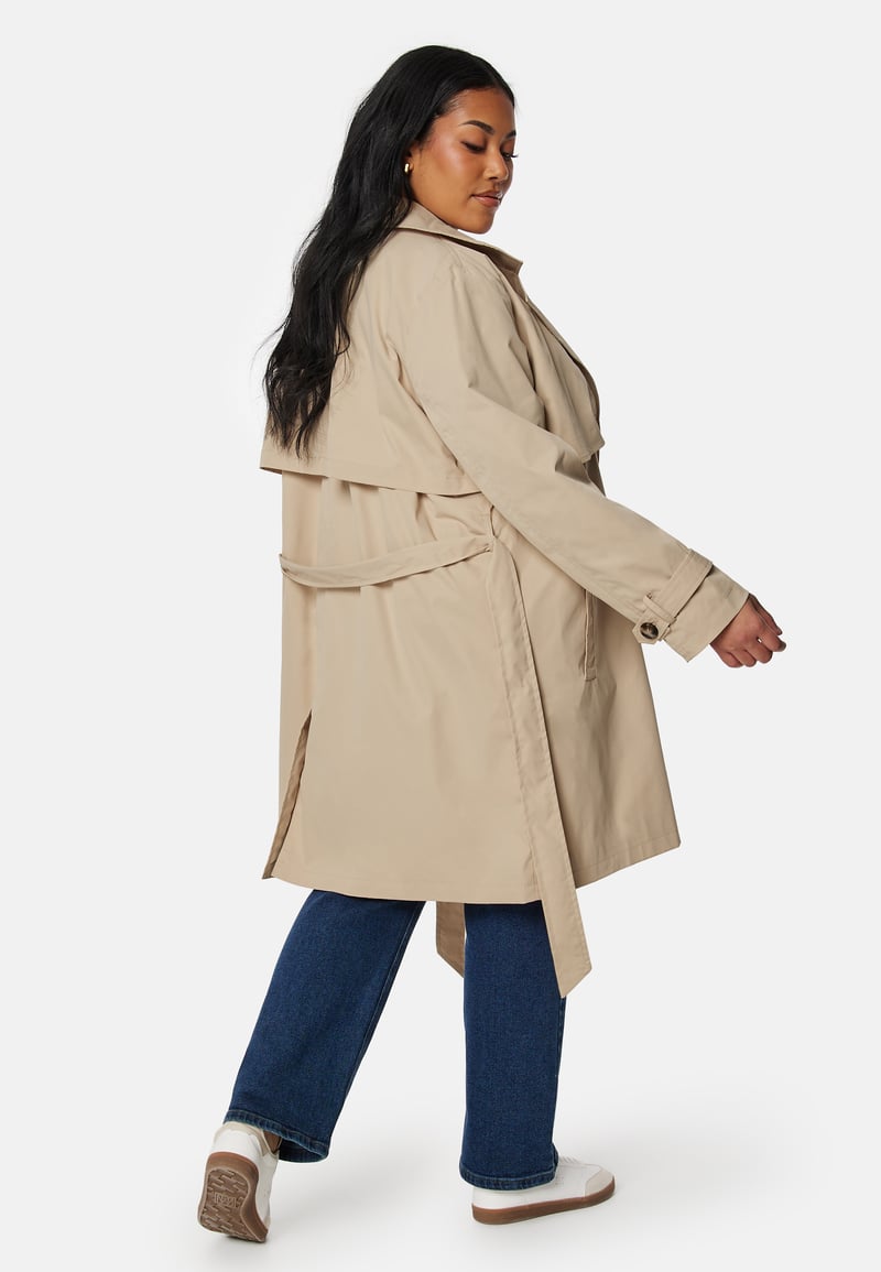 Happy Holly Double Breasted Trenchcoat