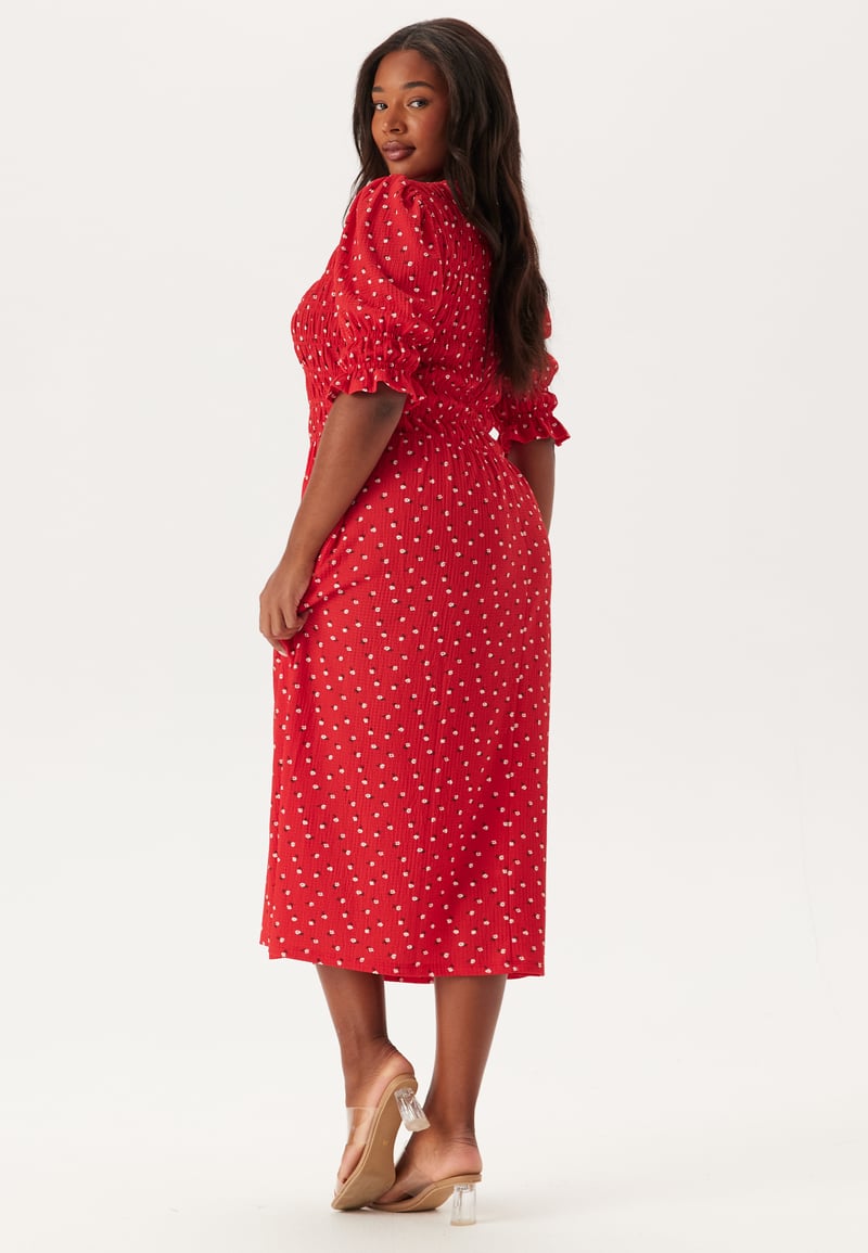 Happy Holly Short Sleeve Smock Dress