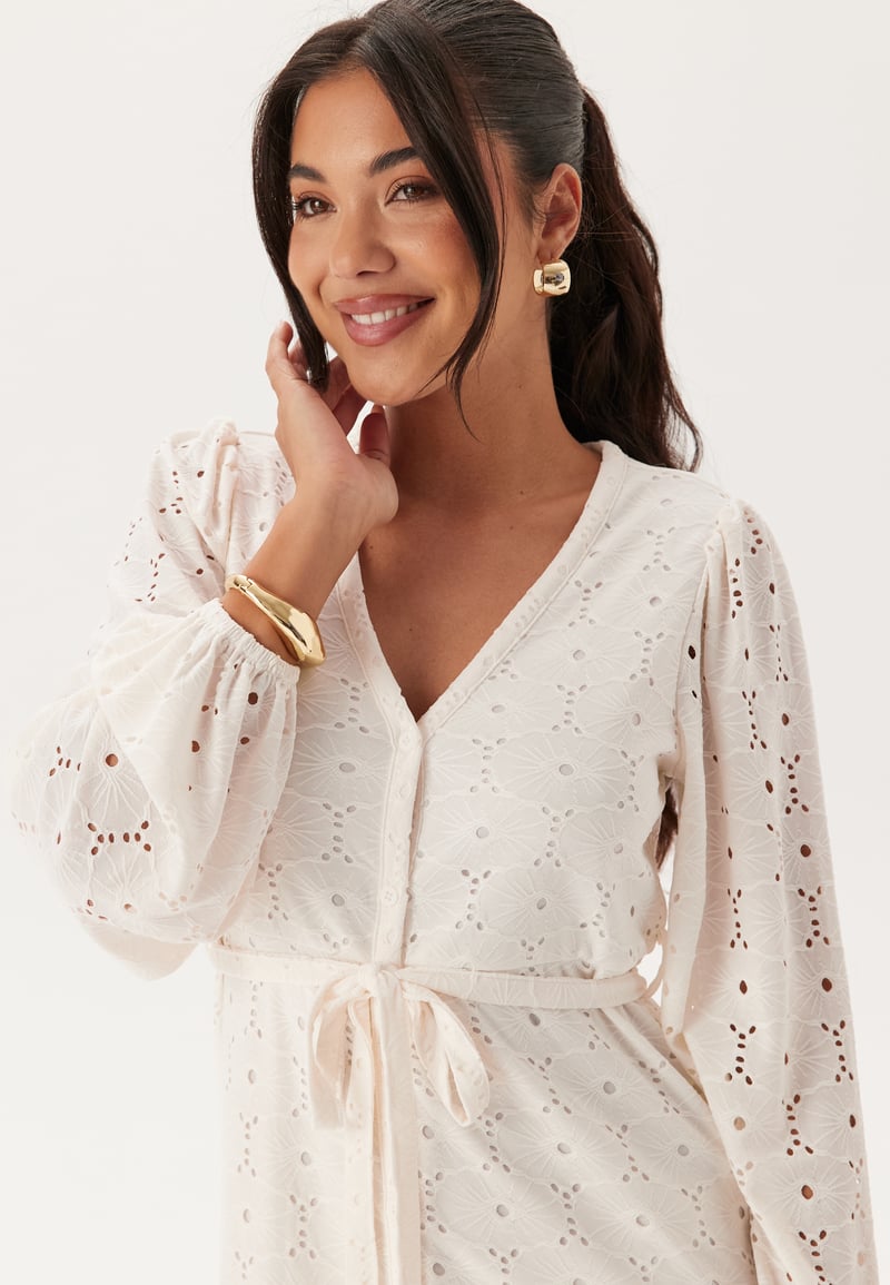 Happy Holly Soft Broderie Anglaise Dress