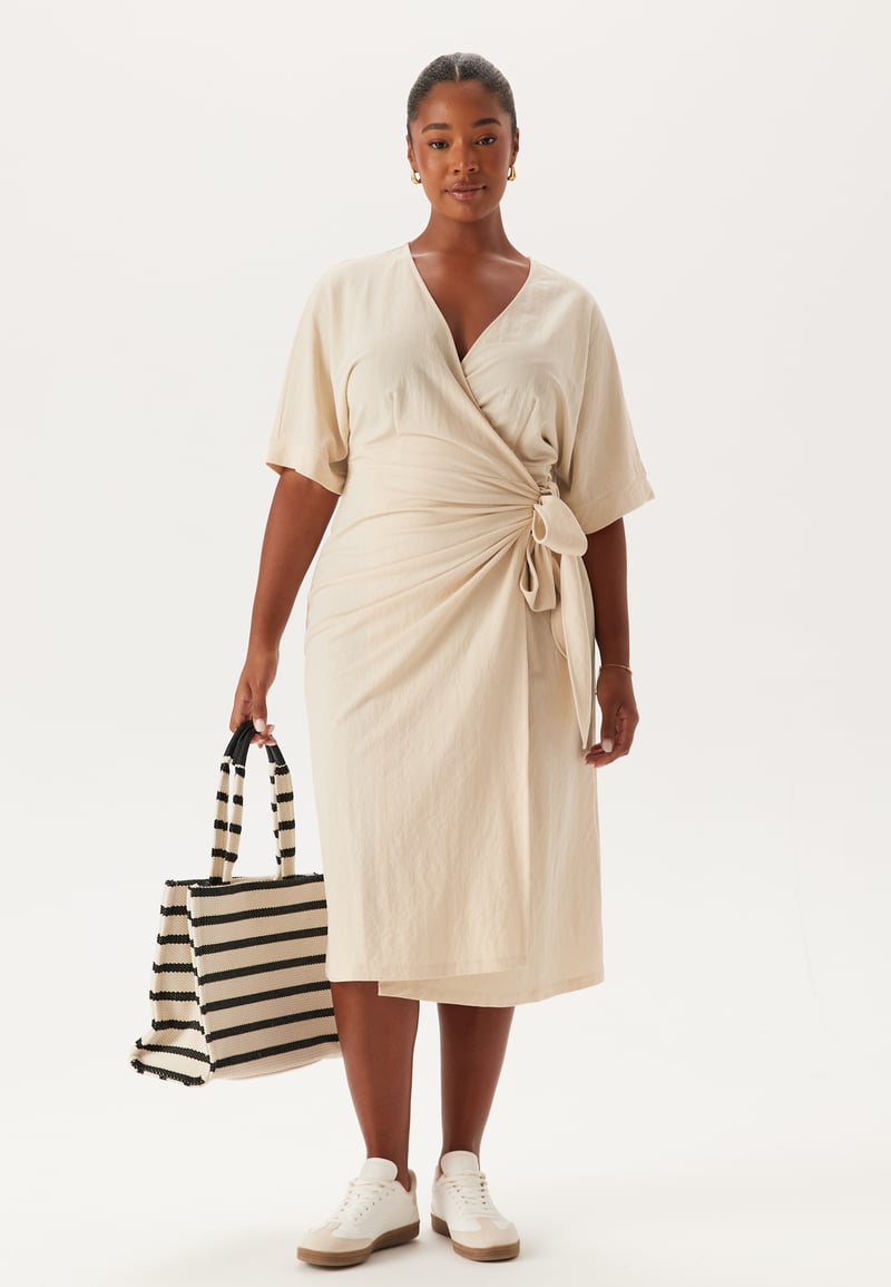 Happy Holly Soft Kimono Sleeve Dress