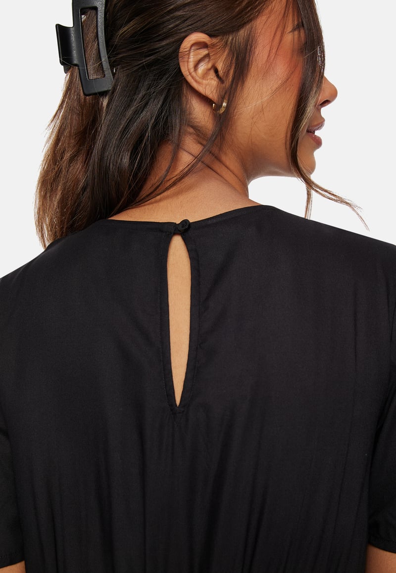 Happy Holly Butterfly Sleeve Viscose Midi Dress