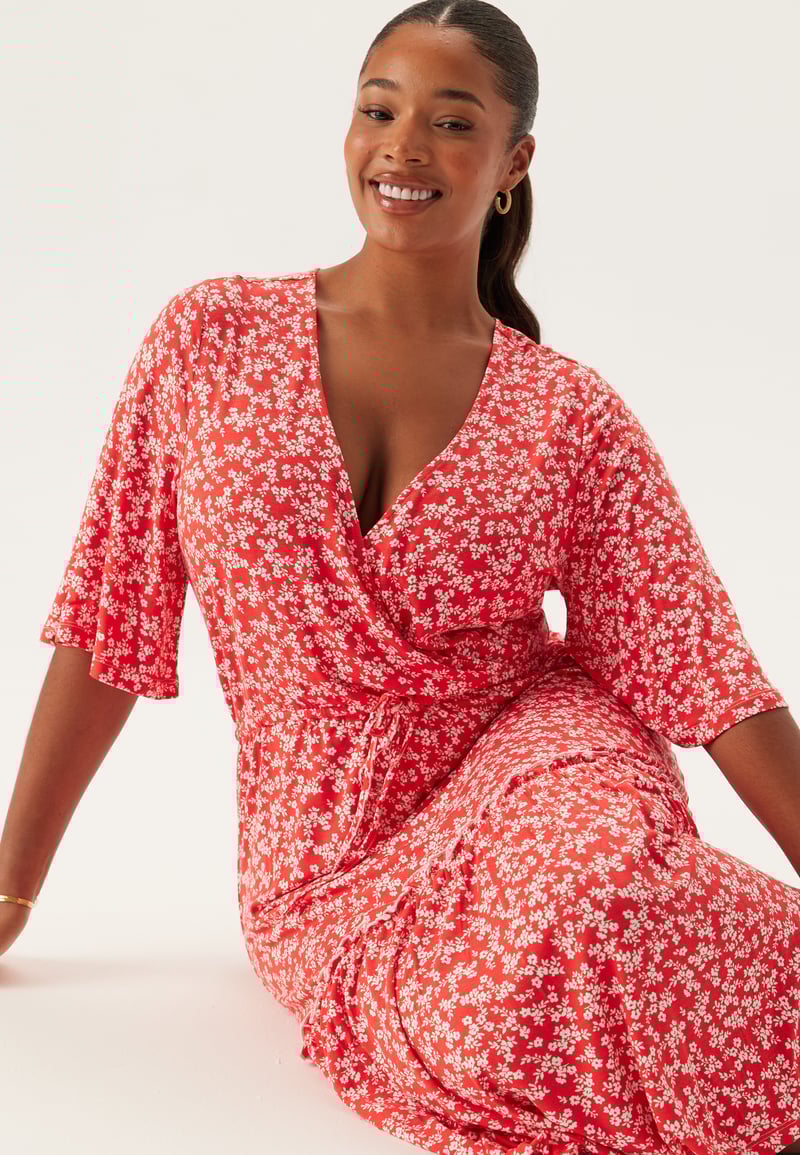 Happy Holly Wrap Dress