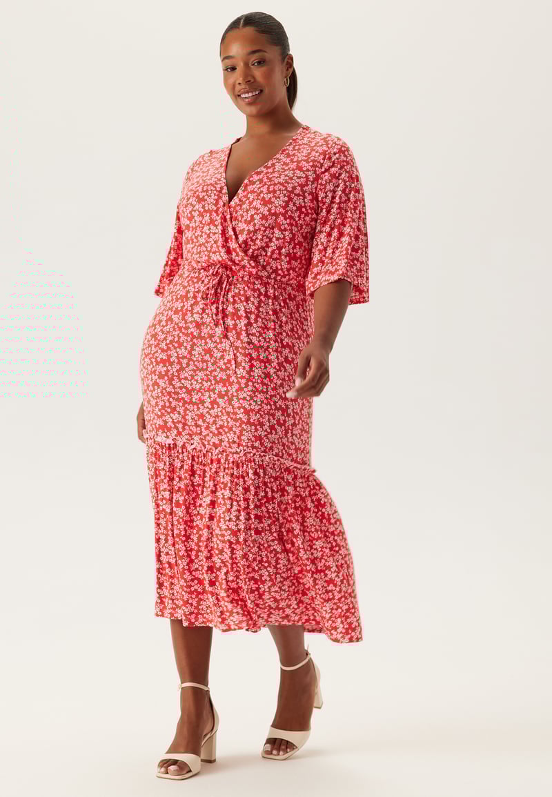 Happy Holly Wrap Dress