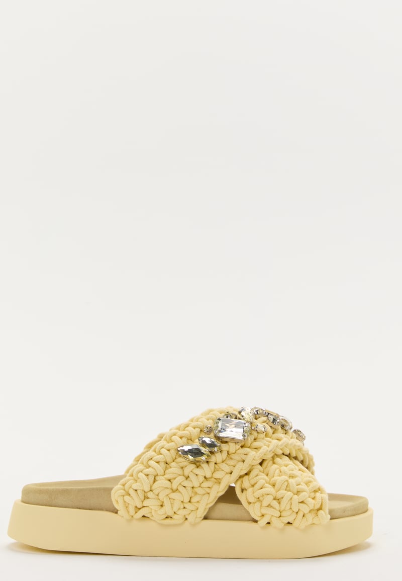 INUIKII Slipper Woven Stones