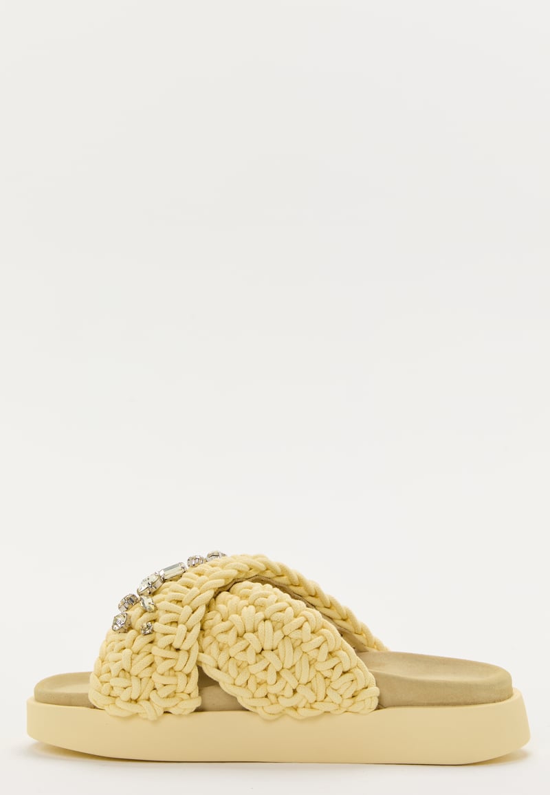INUIKII Slipper Woven Stones
