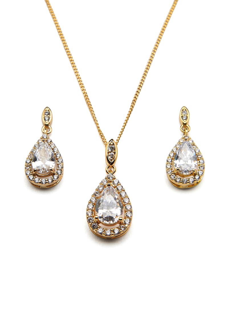 Ivory & Co Belmont Gold Pendant Set