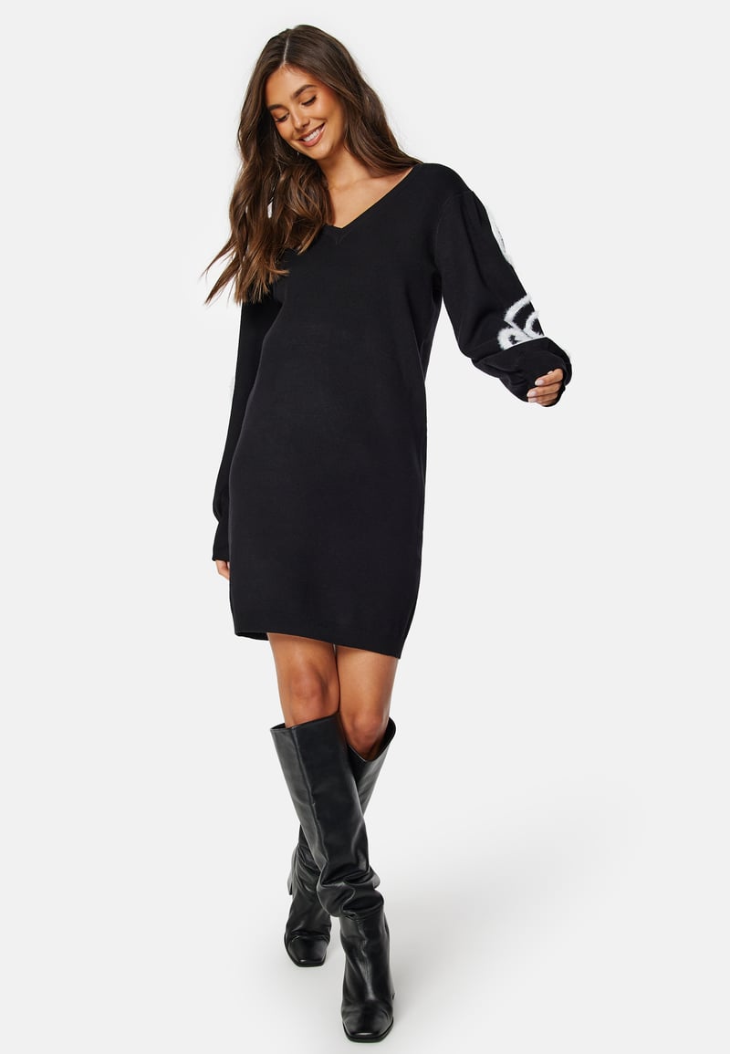 Object Collectors Item Objinda LS short knit dress