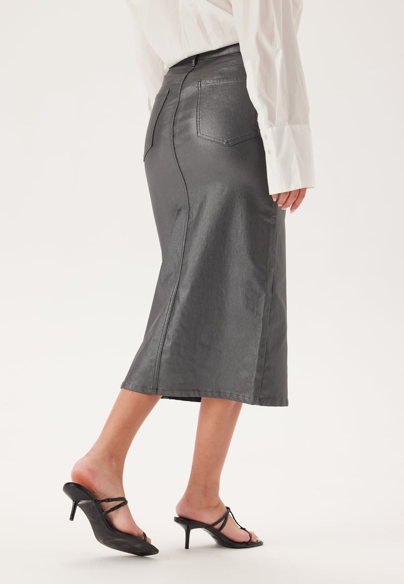 Object Collectors Item Objnaya Coated Mid Waist Skirt