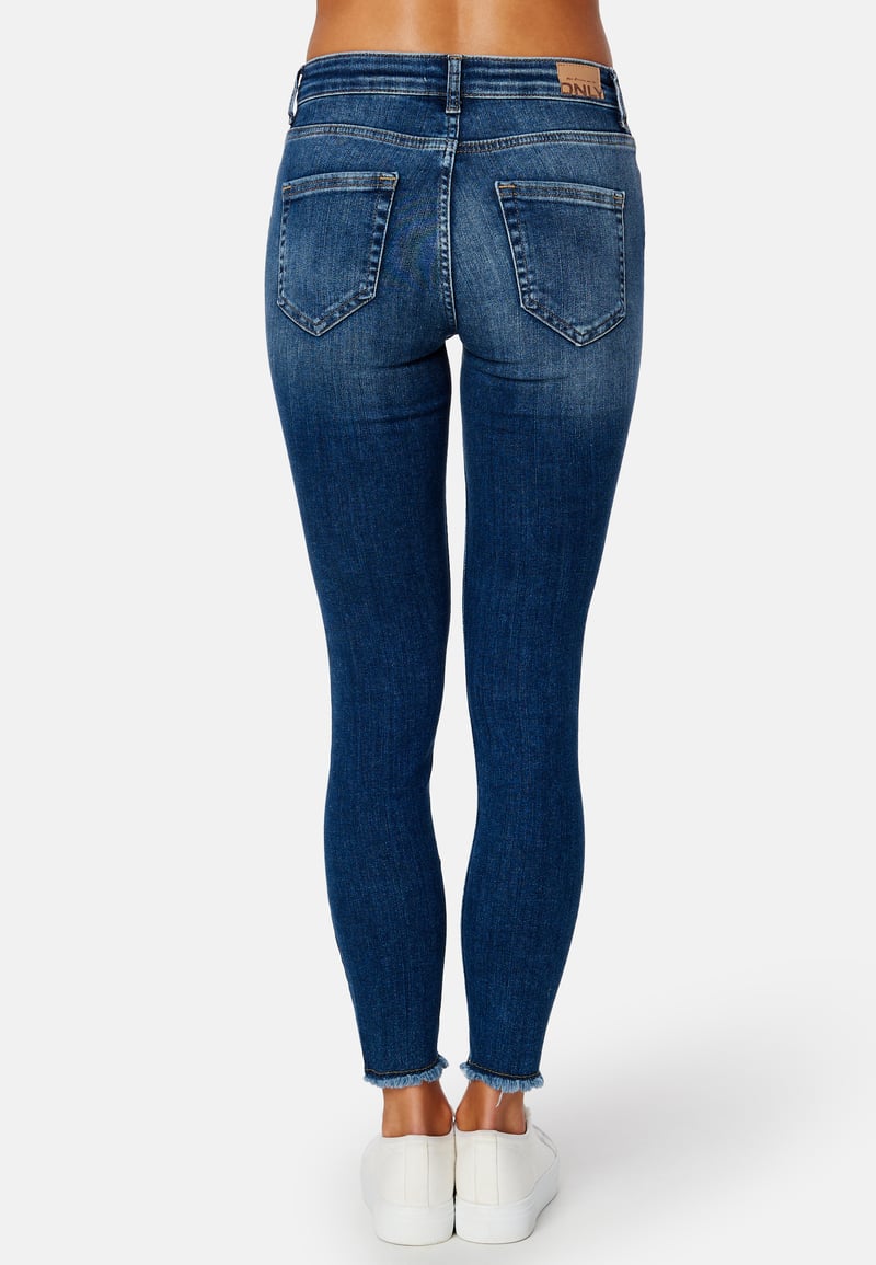 ONLY Onlblush Mid Ankle Raw Denim