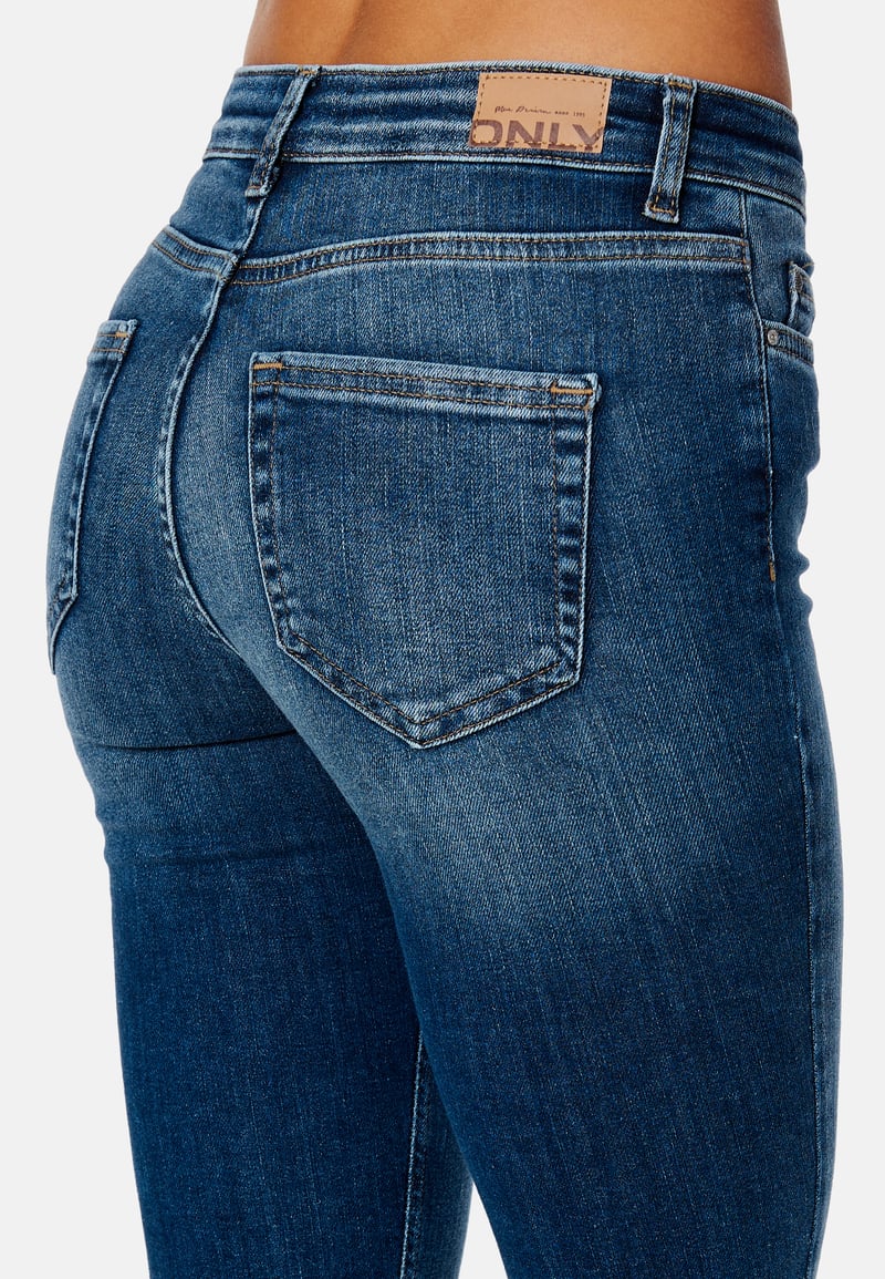 ONLY Onlblush Mid Ankle Raw Denim