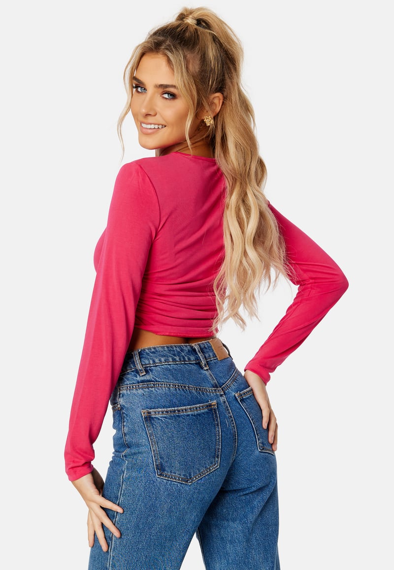 ONLY Free L/S Ruching Top
