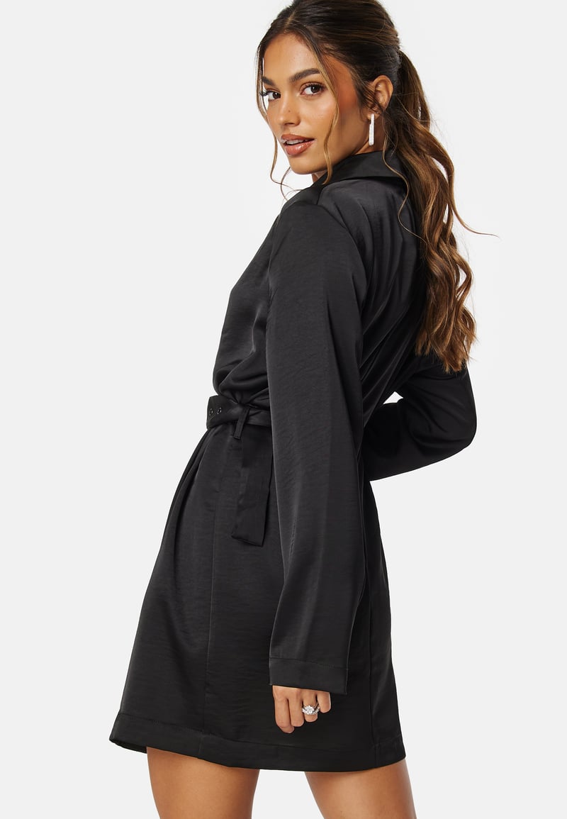 ONLY Marta LS Short Satin Dress