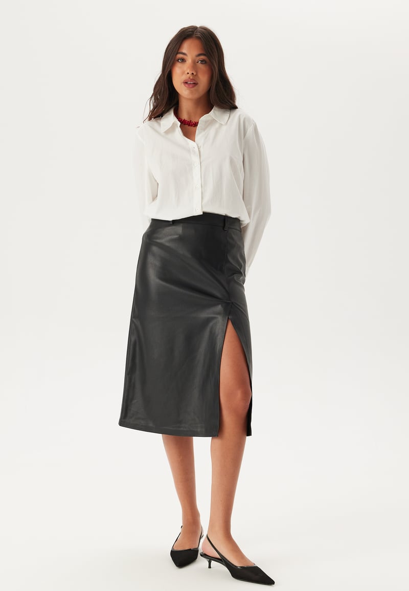 ONLY Onlmagga Faux Leather Skirt
