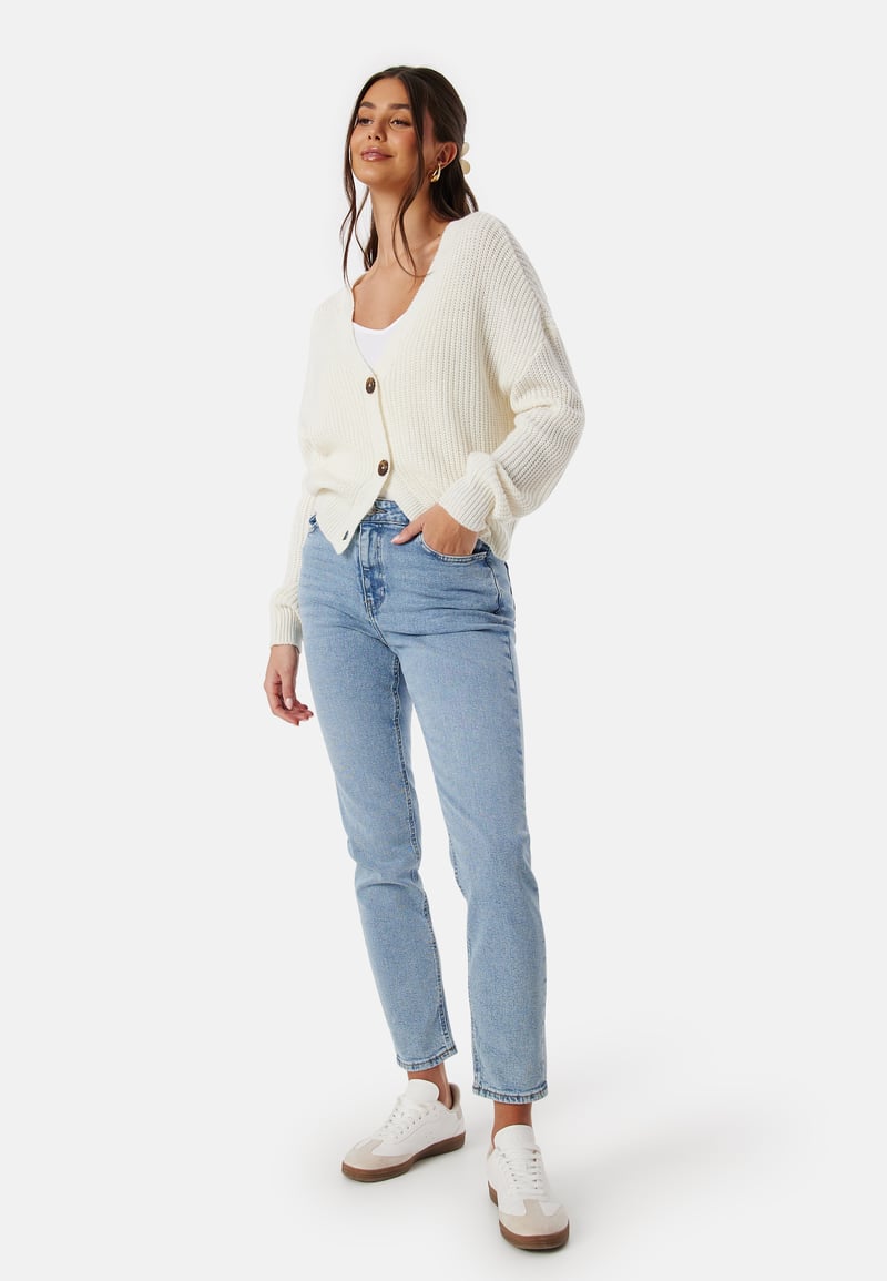 Pieces Pcbella High Waist tap ank jeans