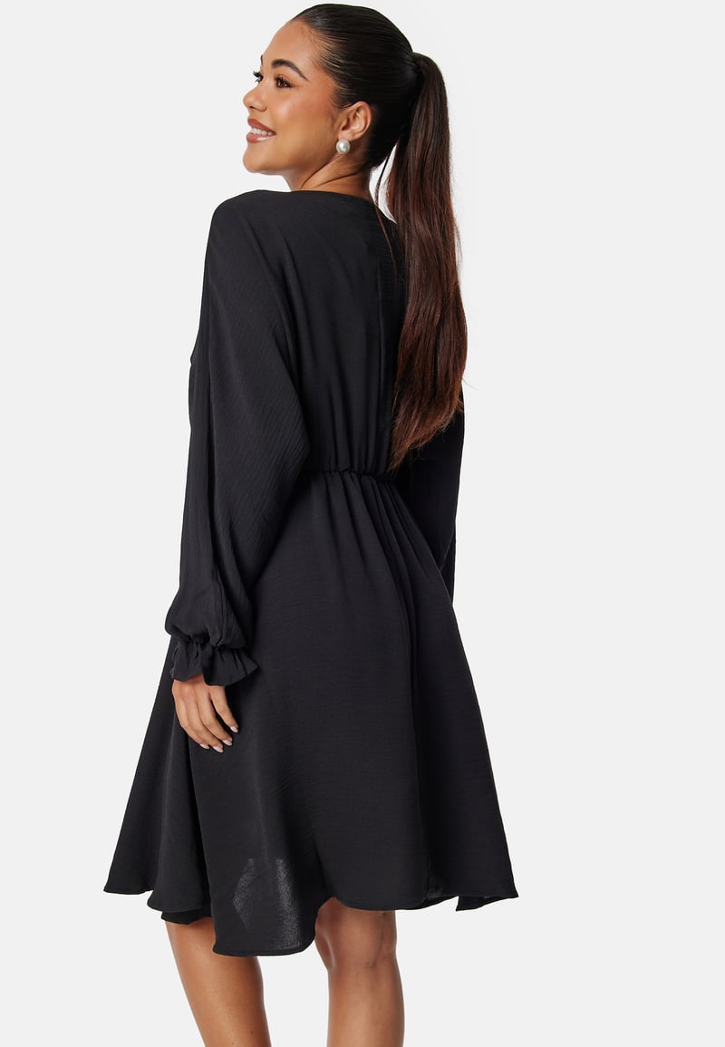Pieces Pcklore Ls O Neck Dress