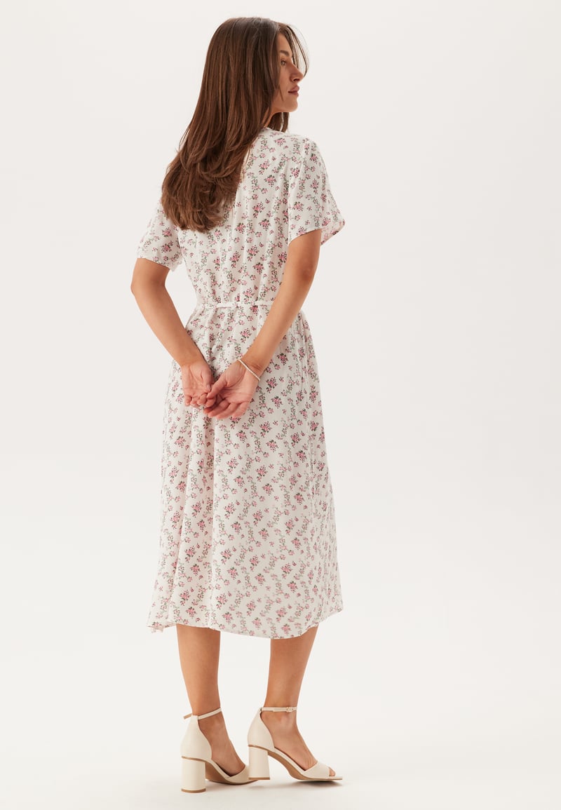 Pieces Pcnya Ss V-neck Midi Dress