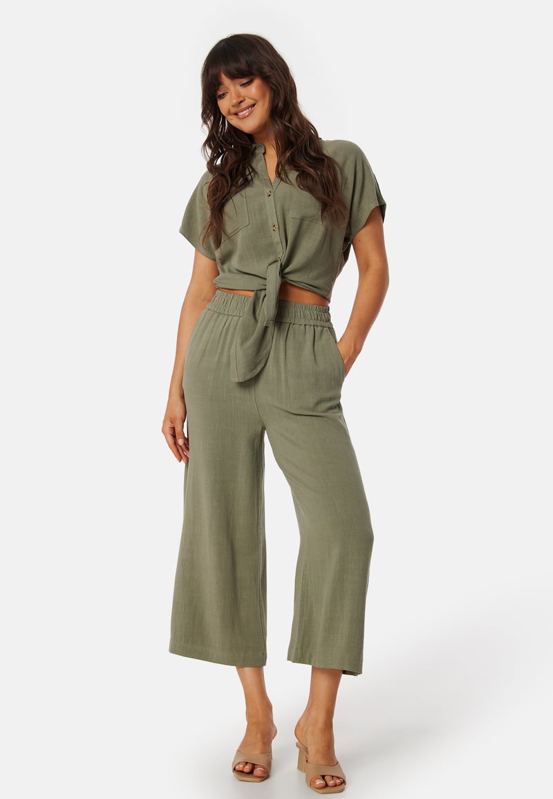 Pieces Pcvinsty HW Linen Culotte