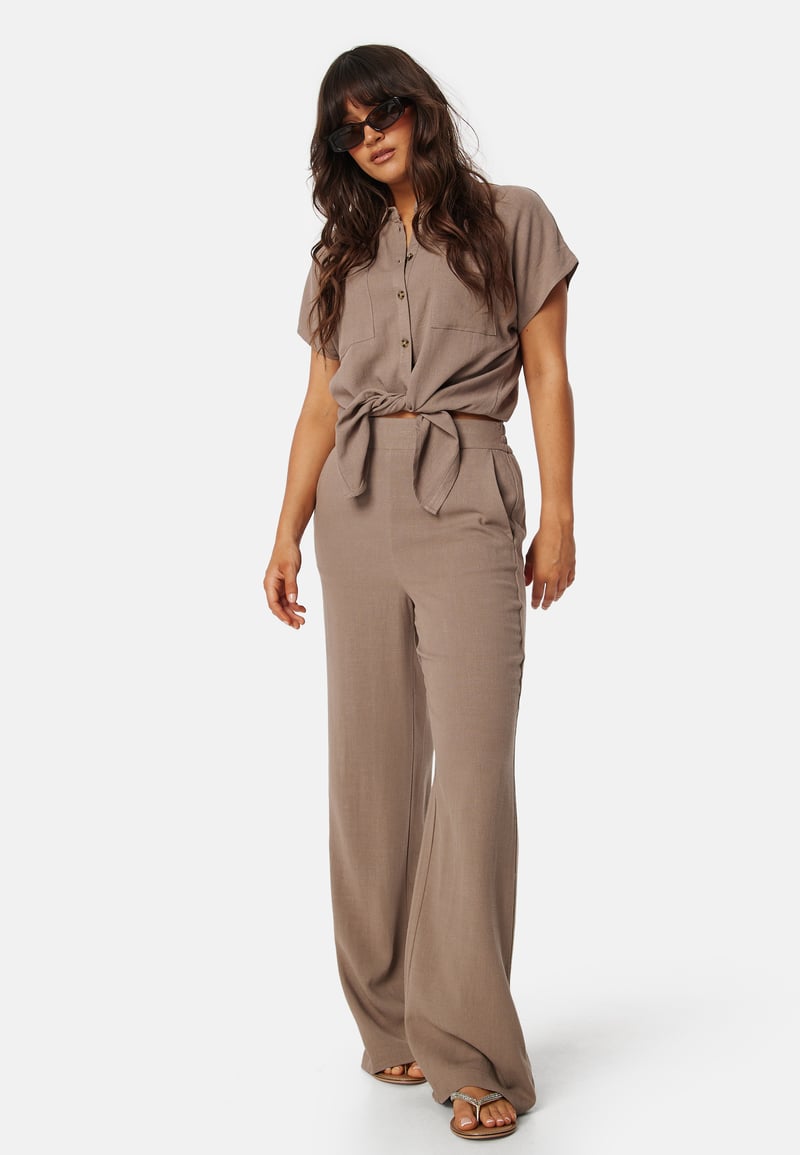 Pieces Pcvinsty HW Linen Pant