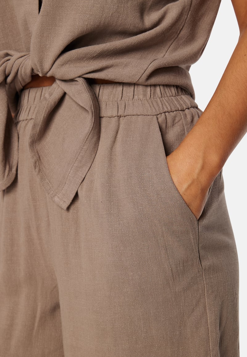 Pieces Pcvinsty HW Linen Shorts